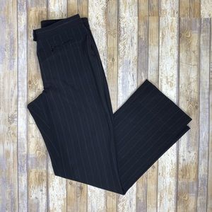 $5 SALE Conrad C Navy Stretch Striped Pants Womn 8